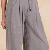Elan | Wide Leg Pants - Dark Grey