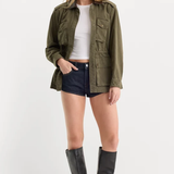 Good American | The Field Jacket - Tea Bark