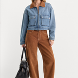 Good American | Better than Suede Vintage Barrel Ankle - Cafe Clay