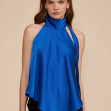 Lucy Paris | Helen Halter Top - Cobalt