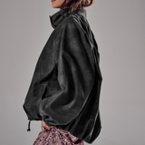 Free People | Chelsea Vegan Suede Jacket - Black