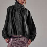 Free People | Chelsea Vegan Suede Jacket - Black