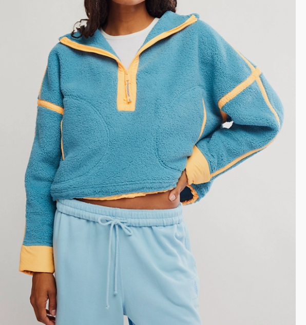 BLACK FRIDAY -FP Movement | Mountain High 1/2 Zip -Celestial Blue