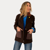 Kerri Rosenthal | Love Brigade Barn Blazer- Brown