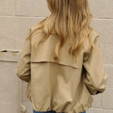Six Fifty | Arden - Cropped Trench - Pebble