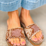 Free People | Woven Wonders Footbed - Midnight Lavender Co