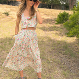 J. Marie | The Nora Mini Skirt Set -Multi Floral