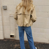 Six Fifty | Arden - Cropped Trench - Pebble