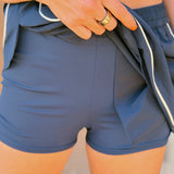 Good American | The Sport Skort - Storm Blue