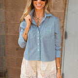 By Together | Woven Elastic Waist Shorts With Lace  - Pearl