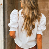 Love the Label | Zuri Top - Bright White