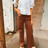 AG Jeans | Saige Wide Leg - Chestnut