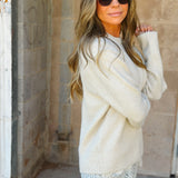Z Supply | Chill Mode Sweater - Frosted Pearl