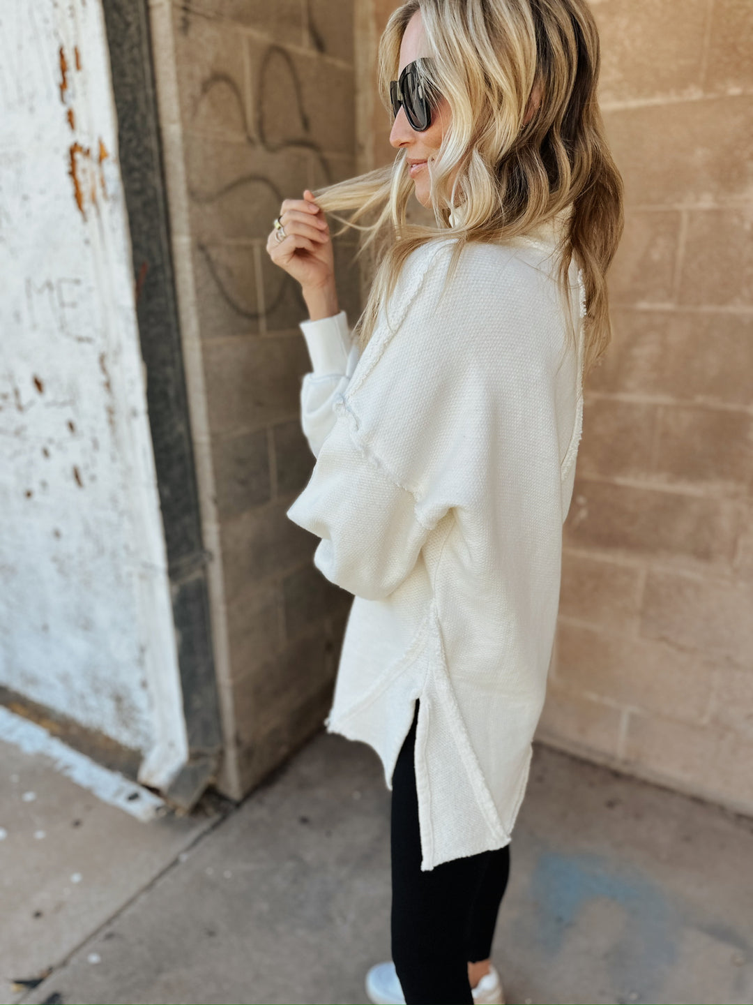 Free People | Wonderful Pullover -Coconut Milk