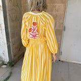 Maison Marigold | Porto Skirt - Yellow Stripe