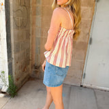 Pistola | Saige High Rise A-Line Short - Sail Away