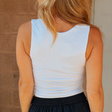 Free People | Clean Lines Muscle Cami- White