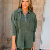 Z Supply | All Day Knit Jacket - Classic Olive