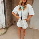 FRNCH | Sirena Romper - Creme