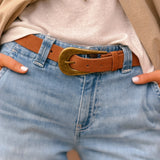 Free People | Cannon Suede Belt - Cognac