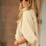 Free People | Chelsea Funnel-Neck Jacket - Oatmeal