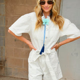 FRNCH | Sirena Romper - Creme