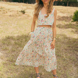 J. Marie | The Nora Mini Skirt Set -Multi Floral