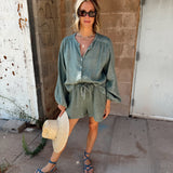 Beachwood The Label |The Lily Blouse - Fern