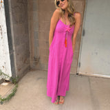 Z Supply | Angel Eyes Midi Dress - Berry Blush