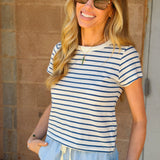 Z Supply | Junie Striped Tee - True Navy