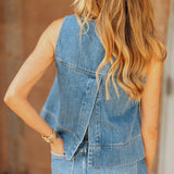 Pistola | Rue Pop Over Swing Shirt - Sail Away