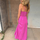 Z Supply | Angel Eyes Midi Dress - Berry Blush