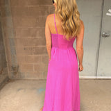 Z Supply | Angel Eyes Midi Dress - Berry Blush