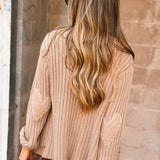 Kerri Rosenthal | Brooklyn Girl Sweater Jacket - Light Sable