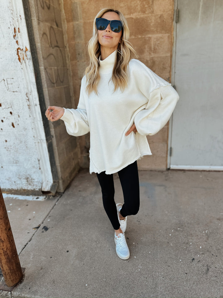 Free People | Wonderful Pullover -Coconut Milk