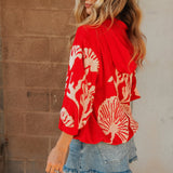 Free People | Shell Baby Hoodie - Cherry Combo