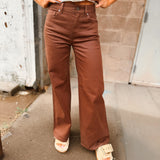 AG Jeans | Saige Wide Leg - Chestnut