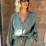 Beachwood The Label |The Lily Blouse - Fern