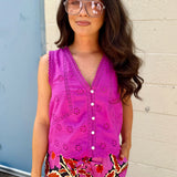 Z Supply | Darcy Top - Berry Blush
