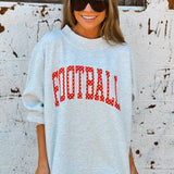 Charlie Southern | Football Polka Dot Mockneck- Red