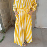 Maison Marigold | Porto Skirt - Yellow Stripe