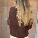 Free People | Low Tide Pullover - Chocolate