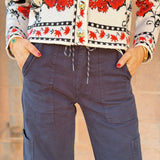 Pistola | Sabrina Curved Utilty Pants - Nautical