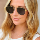 Freyrs | Austin Unisex Sunglasses - Gold/Gray