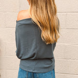 Six Fifty | Short Sleeve Anywhere Top - Slate