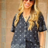 Good American | The Camp Shirt - Bandana
