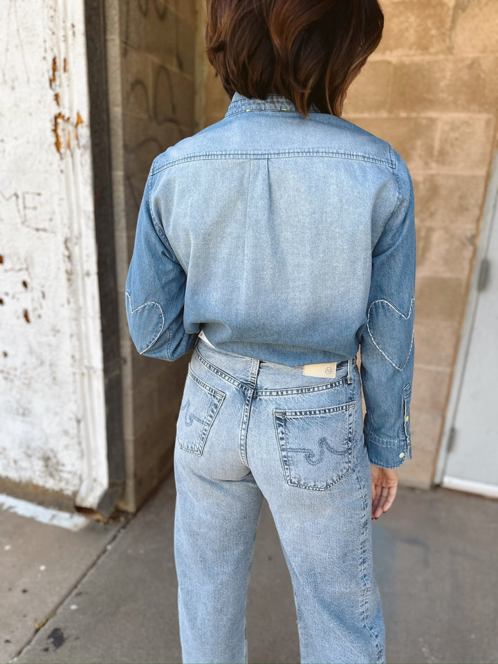 Kerri Rosenthal | Denim Shirt Lightweight- True Denim