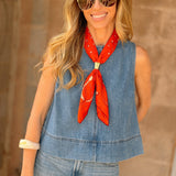 Pistola | Rue Pop Over Swing Shirt - Sail Away