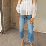 Pistola | Donny rolled Hem Boyfriend Jean - Wilcox