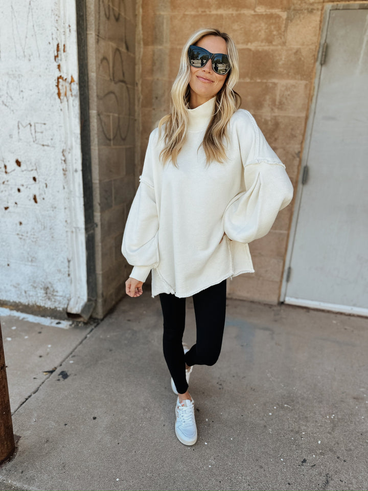 Free People | Wonderful Pullover -Coconut Milk